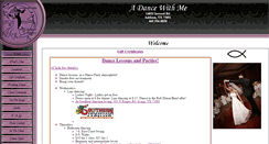 Desktop Screenshot of adancewithme.com